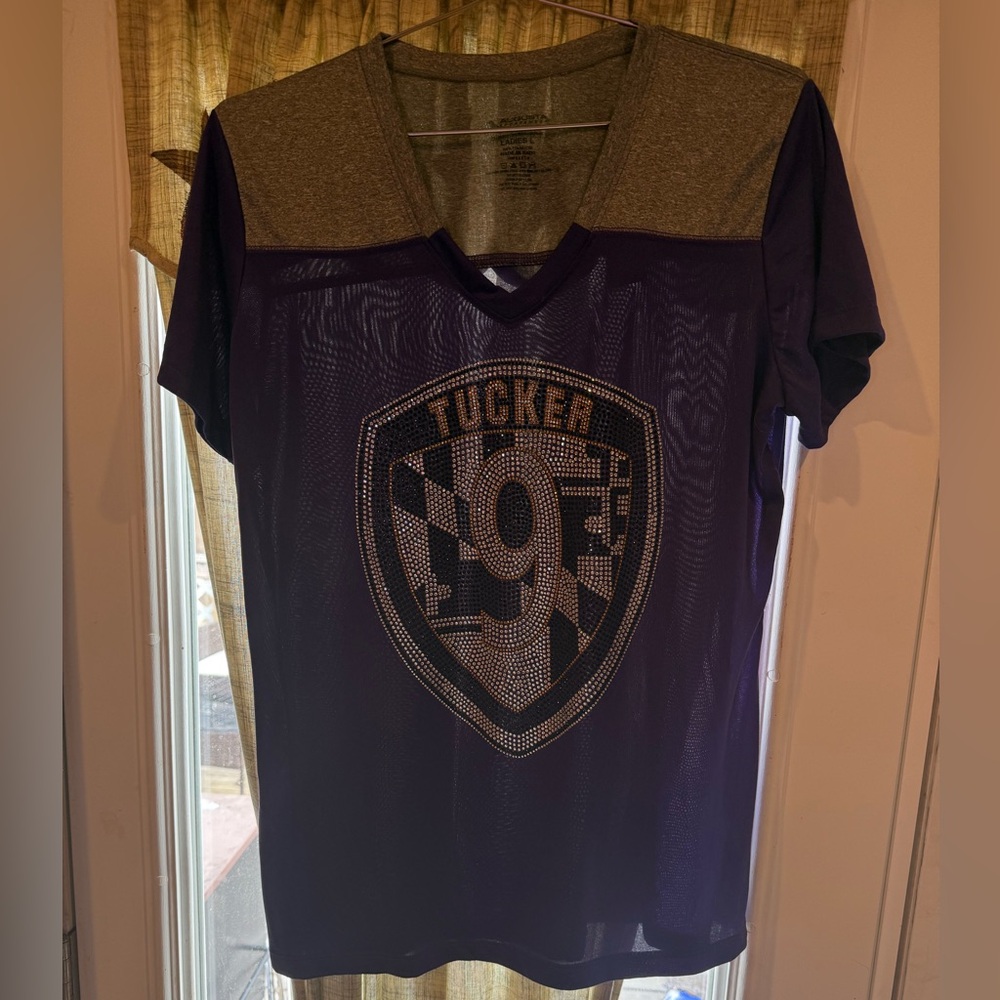 Ravens Shirt Size Large Jeweled